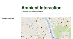 Desktop Screenshot of ambientinteraction.com